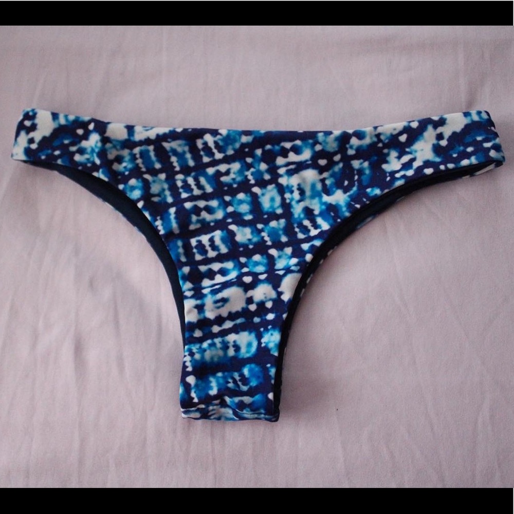 Blue Cheeky Bottoms